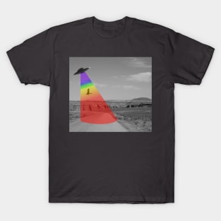 UFO vs Cat T-Shirt